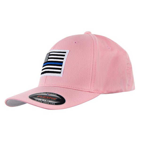 Flexfit Hat - Thin Line Pink Flag, Blue American