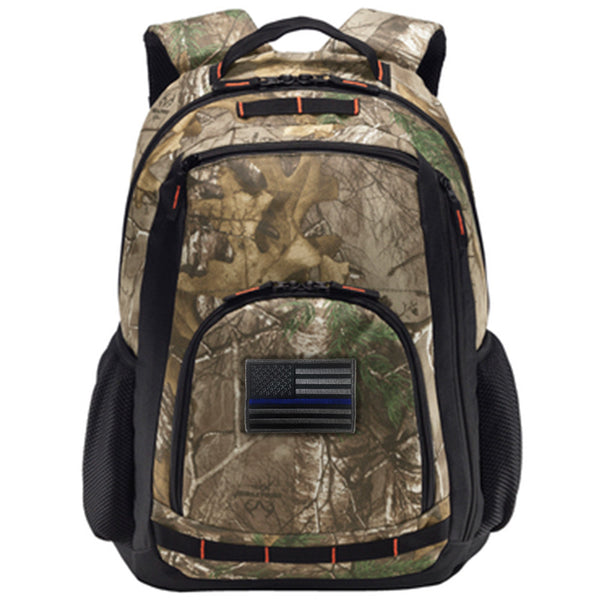 17.3 inch laptop backpack digital camo Thin Blue Line Camo Backpack