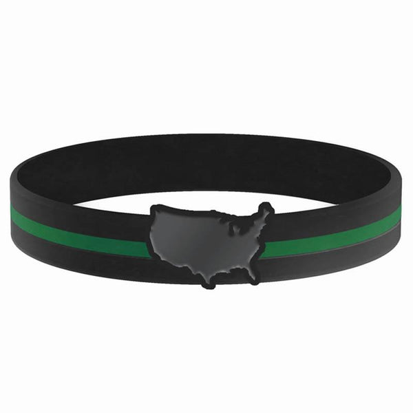 Thin Green Line USA Bracelet Thin Blue Line USA