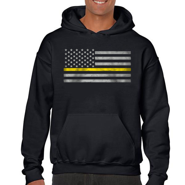 Men's Hoodie Classic Thin Gold Line