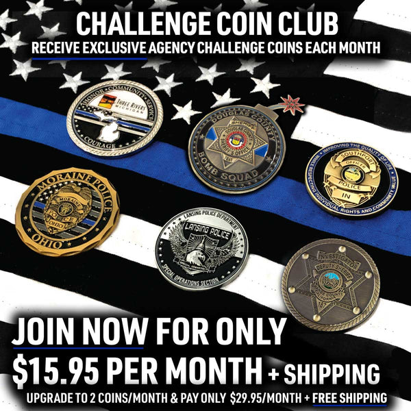 Challenge Coin Club · Exclusive Challenge Coins Shipped Monthly