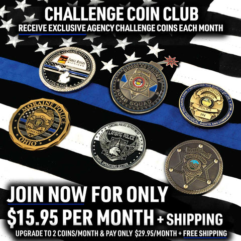 Challenge Coin Club · Exclusive Challenge Coins Shipped Monthly
