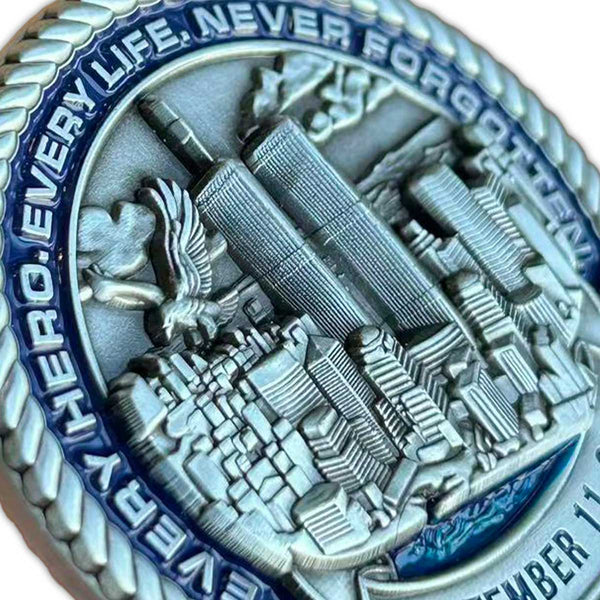 Pre-Order: 9/11 25th Anniversary Challenge Coin, 2 Inch