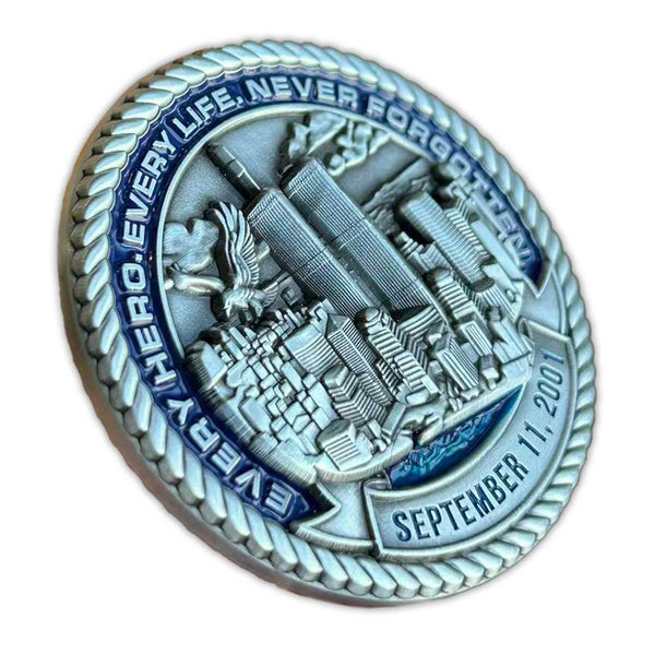 Pre-Order: 9/11 25th Anniversary Challenge Coin, 2 Inch
