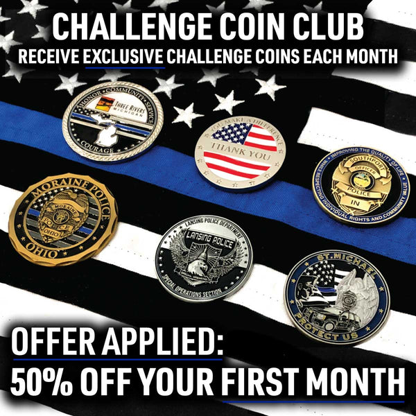 Challenge Coin Club · Exclusive Challenge Coins Shipped Monthly