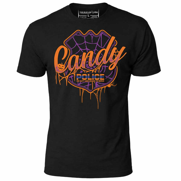 Thin Blue Line T-Shirt - Halloween, Special Edition