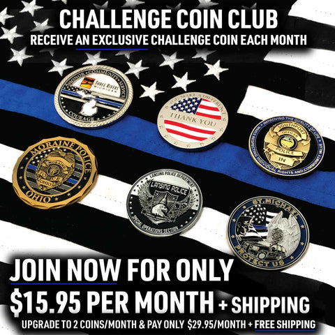 Challenge Coin Club · Exclusive Challenge Coins Shipped Monthly