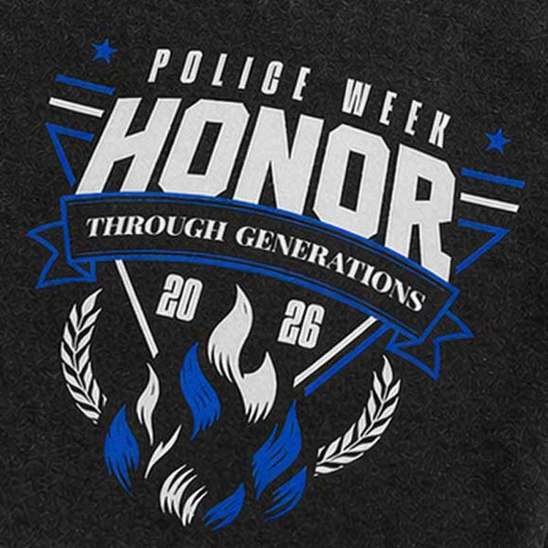 Police Week 2026 - Zip-Up Hoodie, Limited Edition