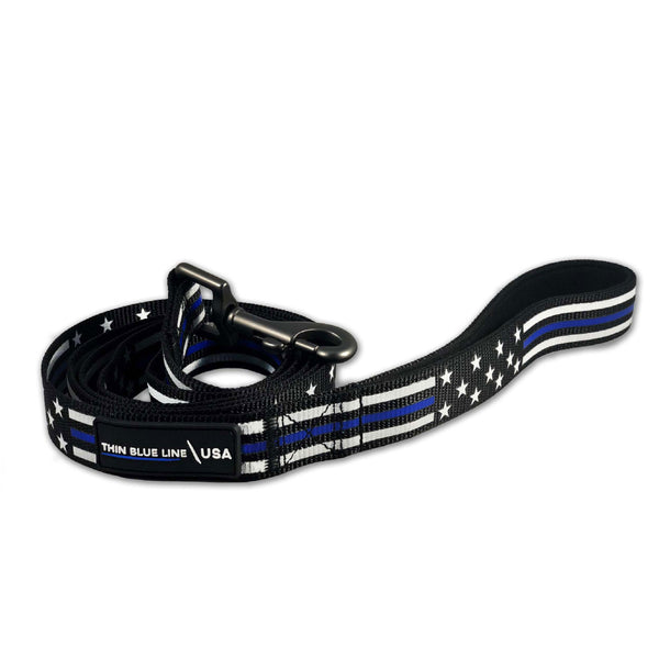 Dog Leash - Thin Blue Line Stars & Stripes