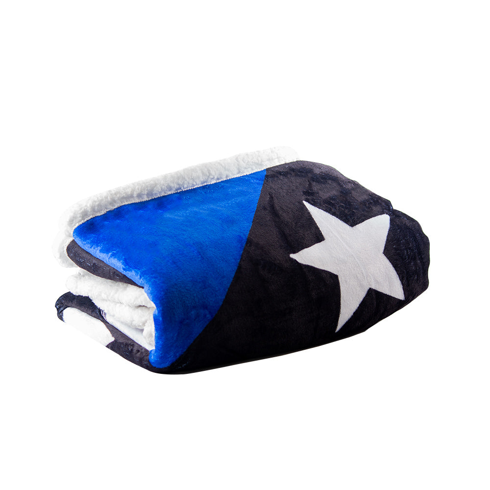 Thin Blue Line USA Throw Blanket
