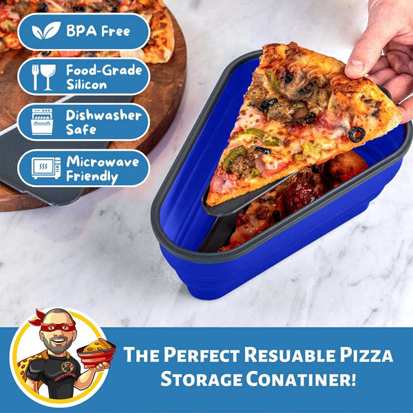 Pizza Pack® - Thin Blue Line USA, Police, Special Edition - Reusable Pizza Storage Container