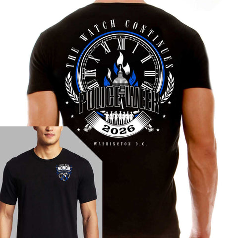 Pre-Order: T-Shirt - Police Week 2026, Limited Edition