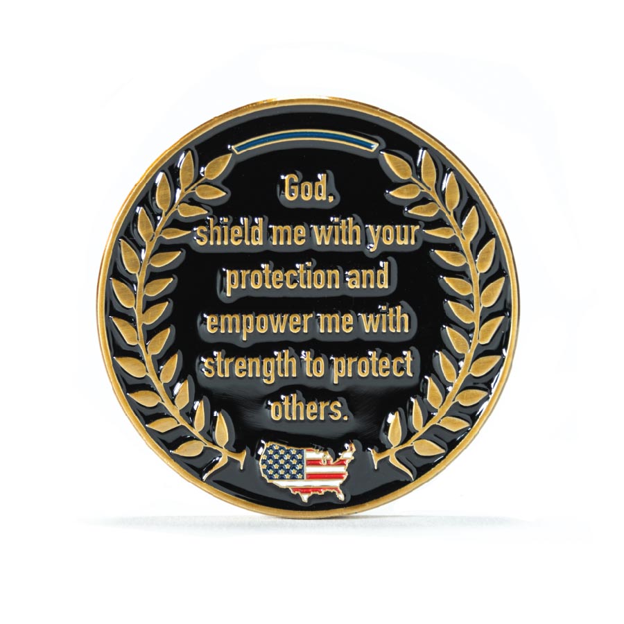 Prayer Challenge Coin - Wisdom, Guidance, Safety