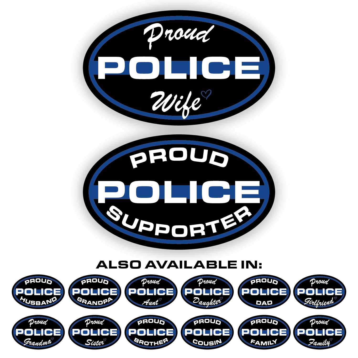 Police Stickers