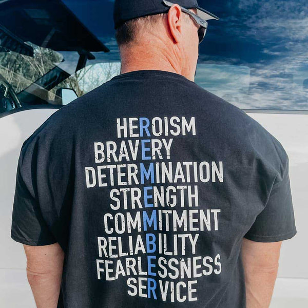 Men's Shirt - Thin Blue Line Remember