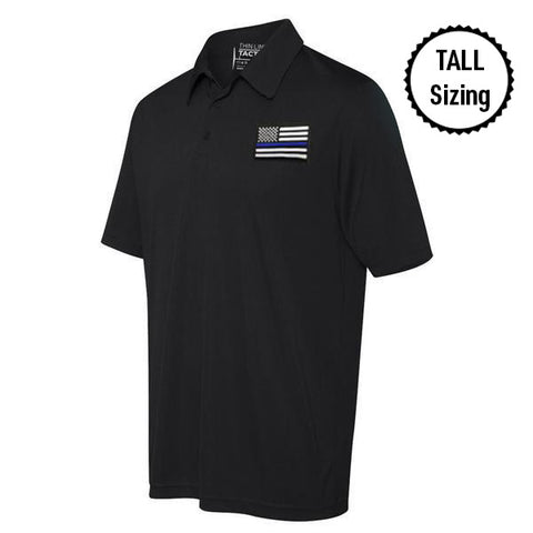 Tall Sizing - Thin Blue Line American Flag