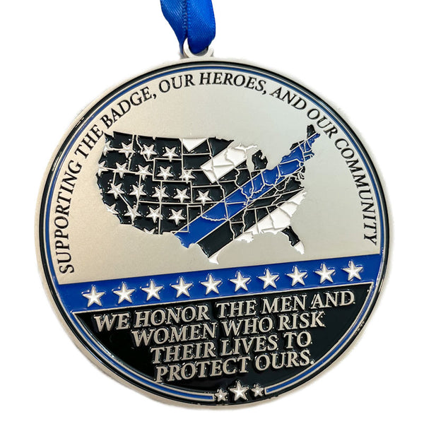 Ornament - Thin Blue Line, Thank You