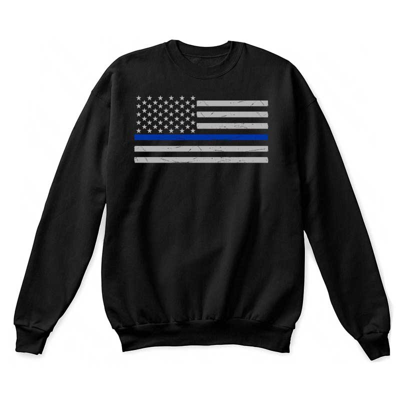 Thin Blue Line Classic Crewneck Sweatshirt