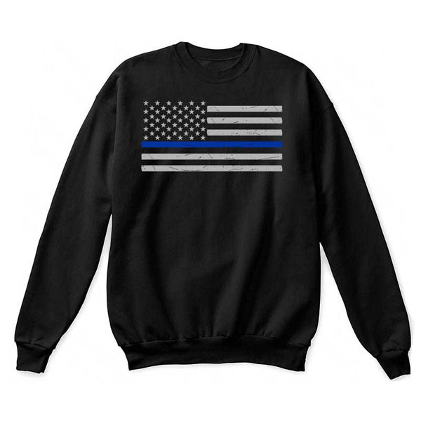 Thin blue line sweatshirt amazon Clearance