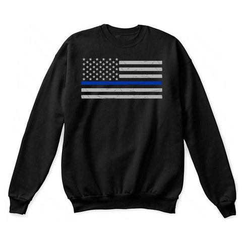 Thin Blue Line Classic Crewneck Sweatshirt