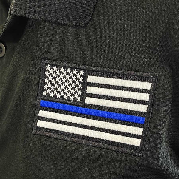 Tall Sizing - Thin Blue Line American Flag