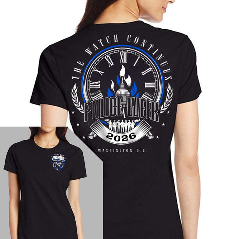 Pre-Order: "Relaxed" Fit - Women's T-Shirt, Police Week 2026, Limited Edition