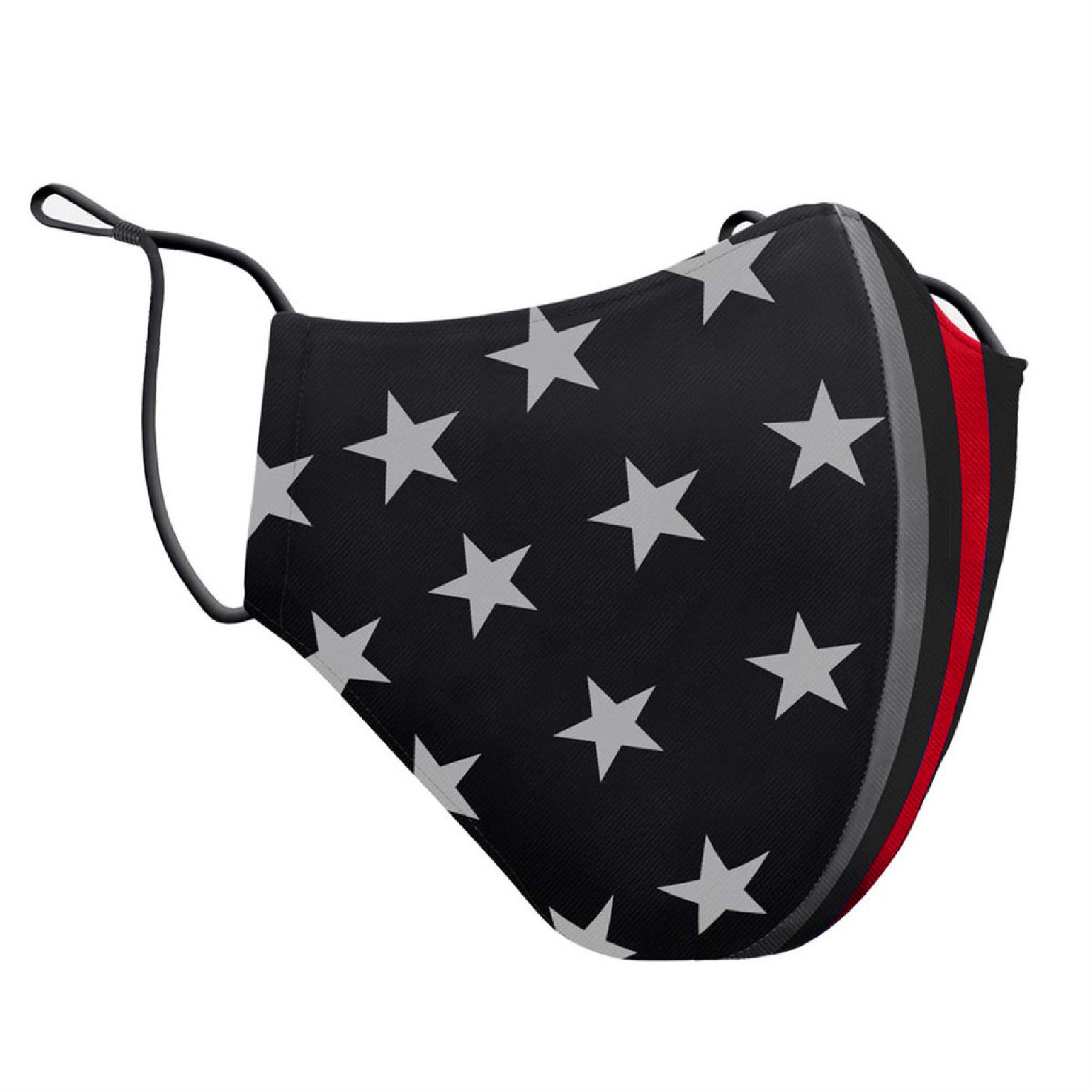Red Line Mask Thin Red Line (Firefighters) Premium Face Mask - Thin Blue Line USA