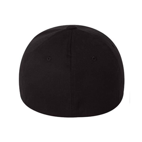 thumbnail image 2 of Flexfit American Flag Red Line Flex Fit Hat – Black Twill – Men's Baseball Cap 2 of 5