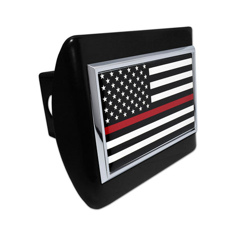 Thin Red Line American Flag - Hitch Cover
