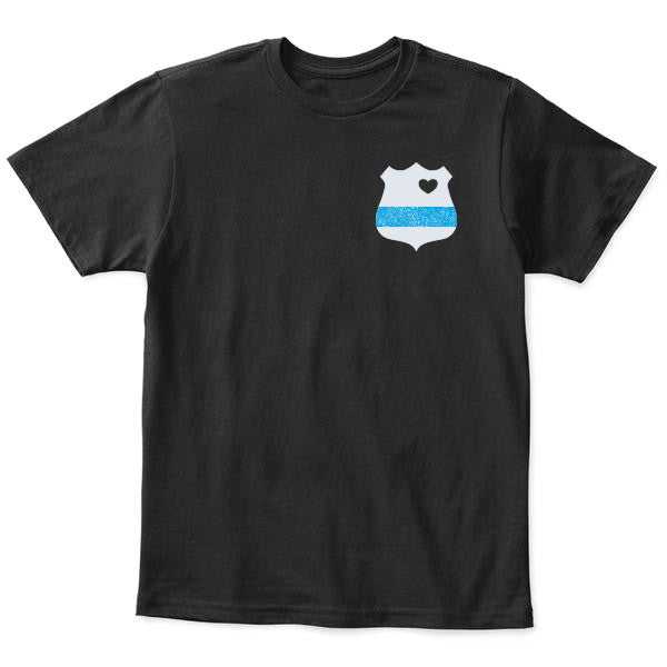 Youth Thin Blue Line Badge - Kids