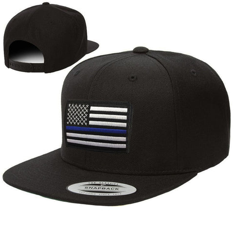Snapback · Thin Blue Line American Flag