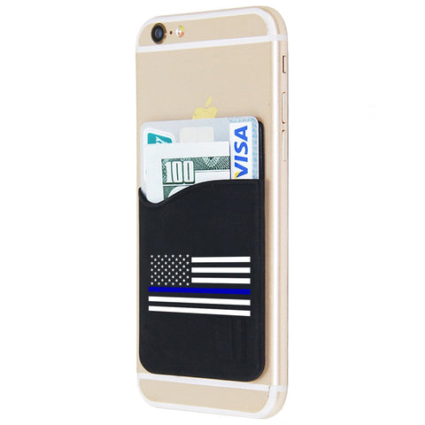 Thin Blue Line Phone Card Holder