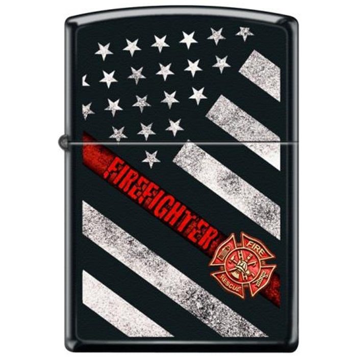 Zippo ライター 新選組隊旗デザイン F-222-01 Thin Red Line Flag Zippo Lighter - Thin Blue Line USA
