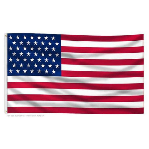 American Flag with Grommets - 3 x 5 Feet