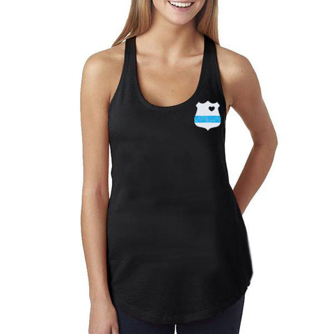 Women's Tank - Thin Blue Line Badge