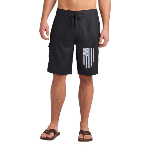 Thin Blue Line Board Shorts - Thin Blue Line USA - 1