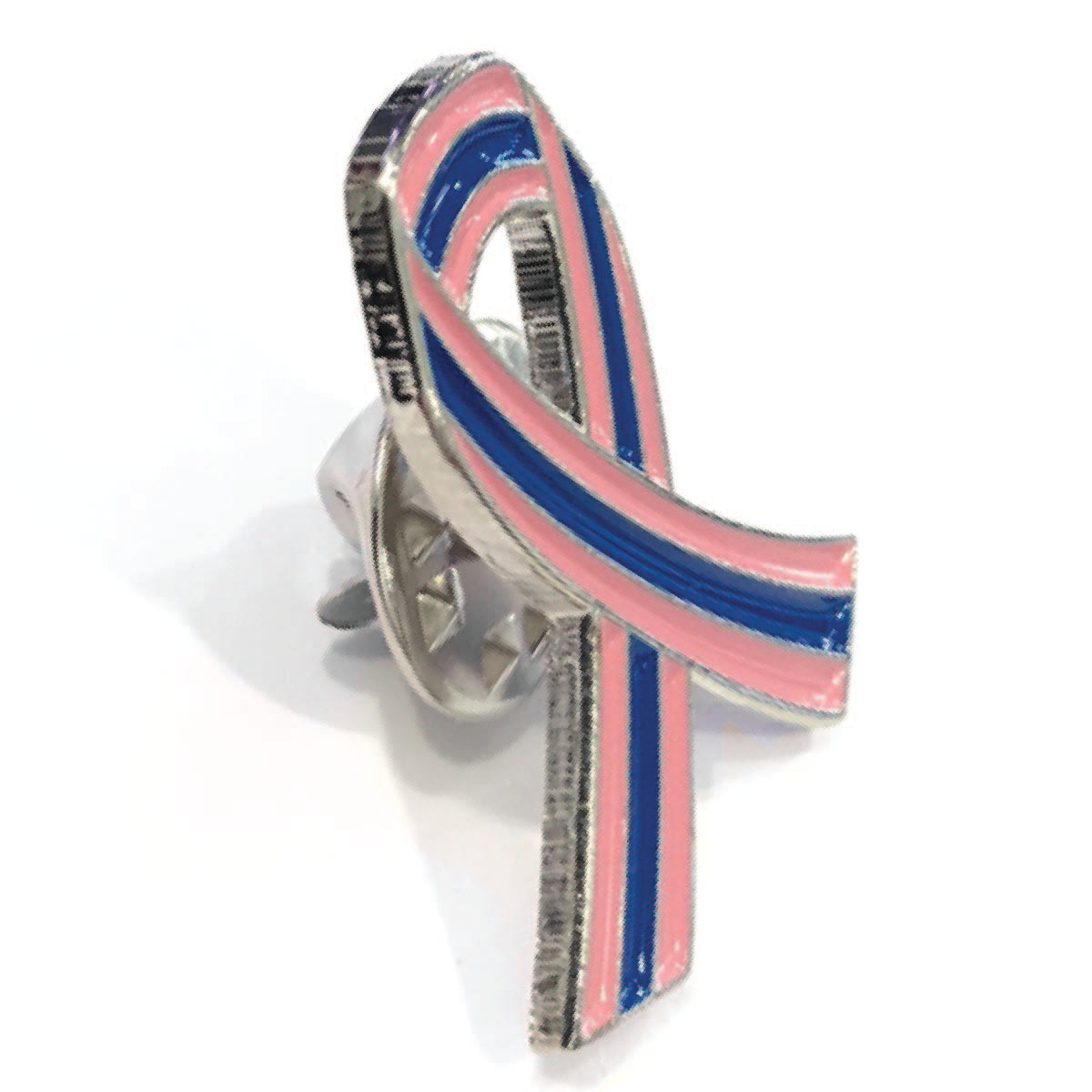 Red and Blue Awareness Ribbons | Lapel Pins