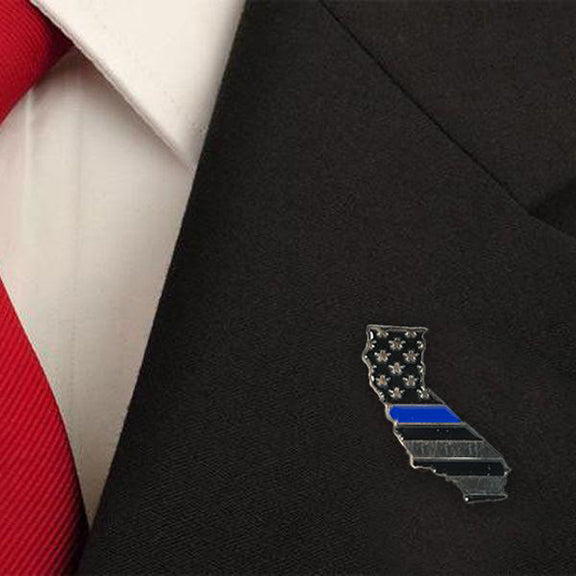 State Pins - Thin Blue Line USA