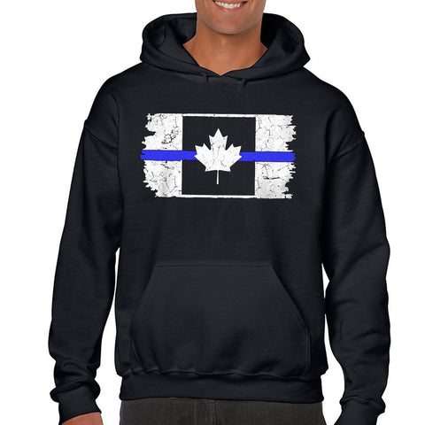 Men's Hoodie - Thin Blue Line Canada