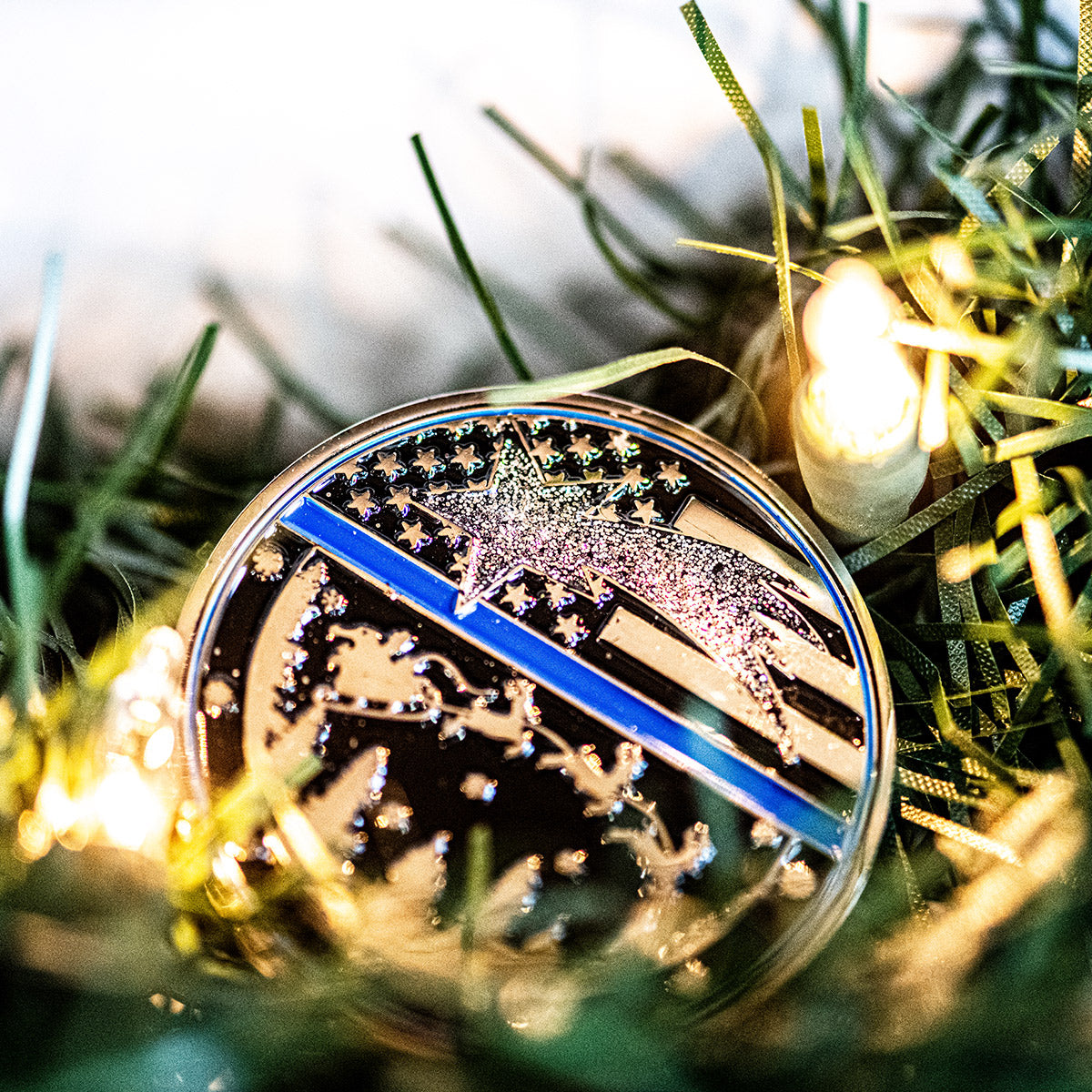 Thin Blue Line Holiday Coin - Merry Christmas, Happy New Year - Thin Blue Line USA thin-blue-line-holiday-coin-merry-christmas-happy-new-year-thin-blue-line-usa