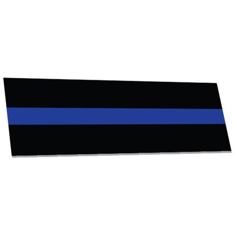 Classic Thin Blue Line Sticker - 3.5 x 11 Inches