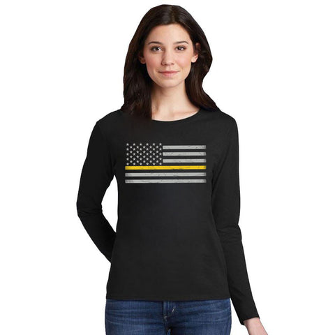 Women's Long Sleeve  - Classic Thin Gold Line
