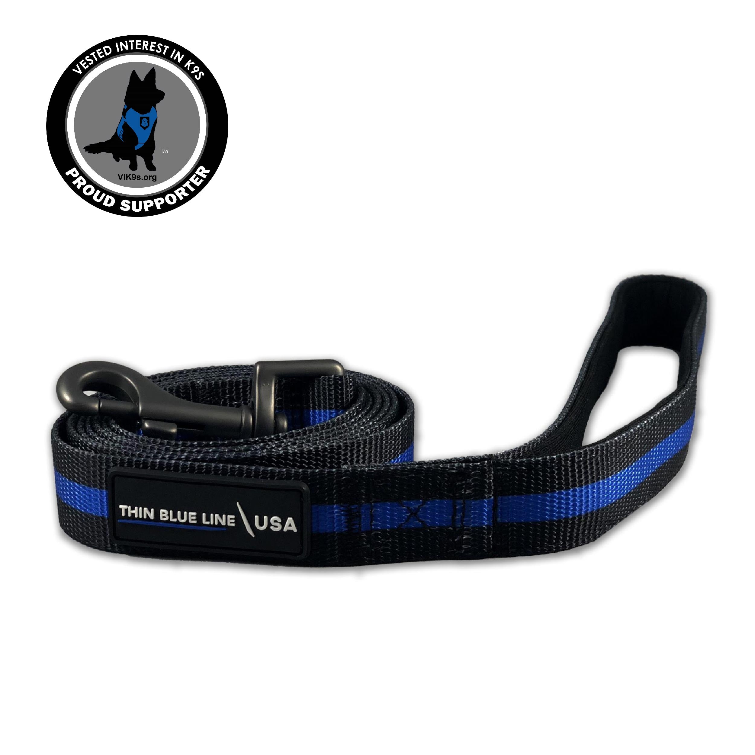 Thin Blue Line Dog Leash - Thin Blue Line USA