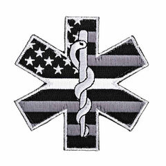 Star Of Life Medic Patch – Reflective Velcro® Badge, 7x7cm, Paramedic EMT