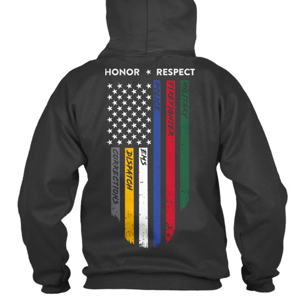Zip-Up Hoodie - First Responders