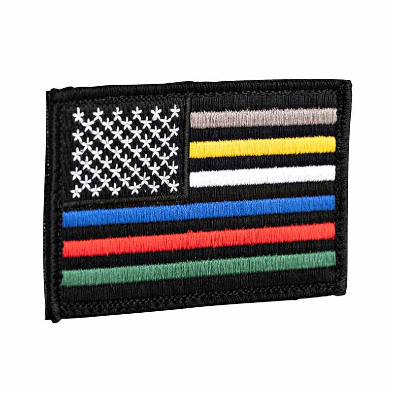 First Responder Thin Blue Line Patch - Thin Blue Line USA