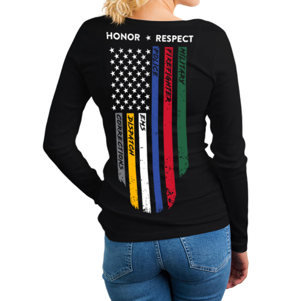 Women's Long Sleeve - First Responders