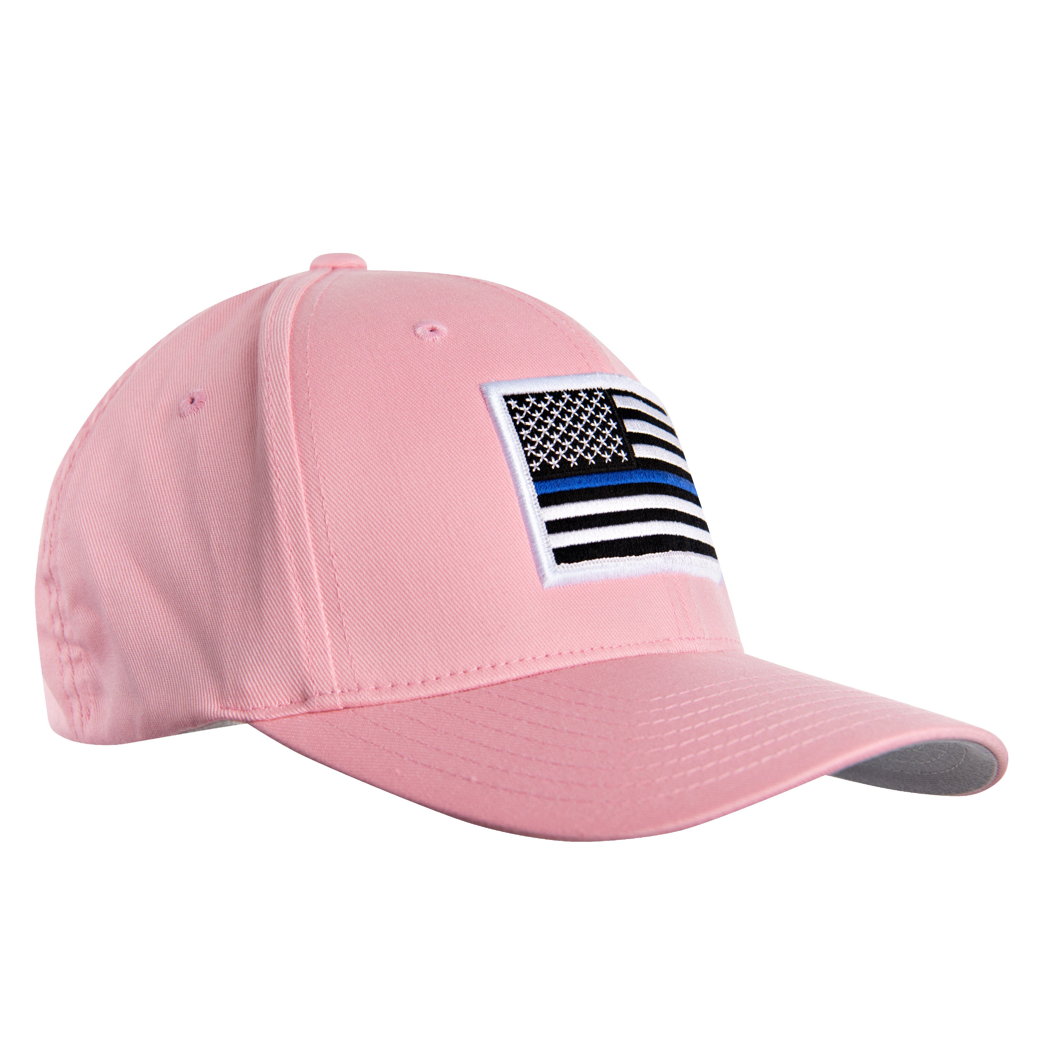 Flexfit Hat - Thin Blue Line American Flag, Pink - Thin Blue Line USA