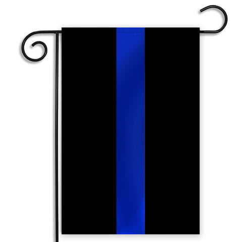 Thin Blue Line Garden Flag - 12.5 x 18 Inches - Thin Blue Line USA