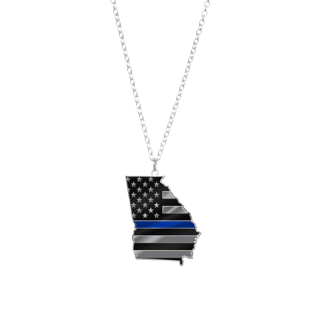 thin blue line necktie